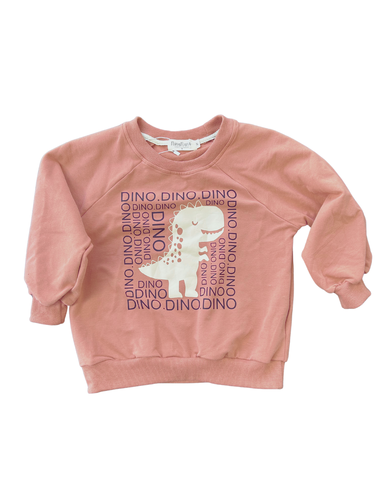 Dino Sweatshirt - Coral
