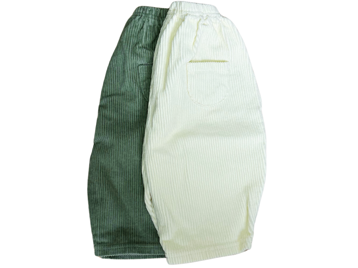 BABY RIB PANTS - IVORY