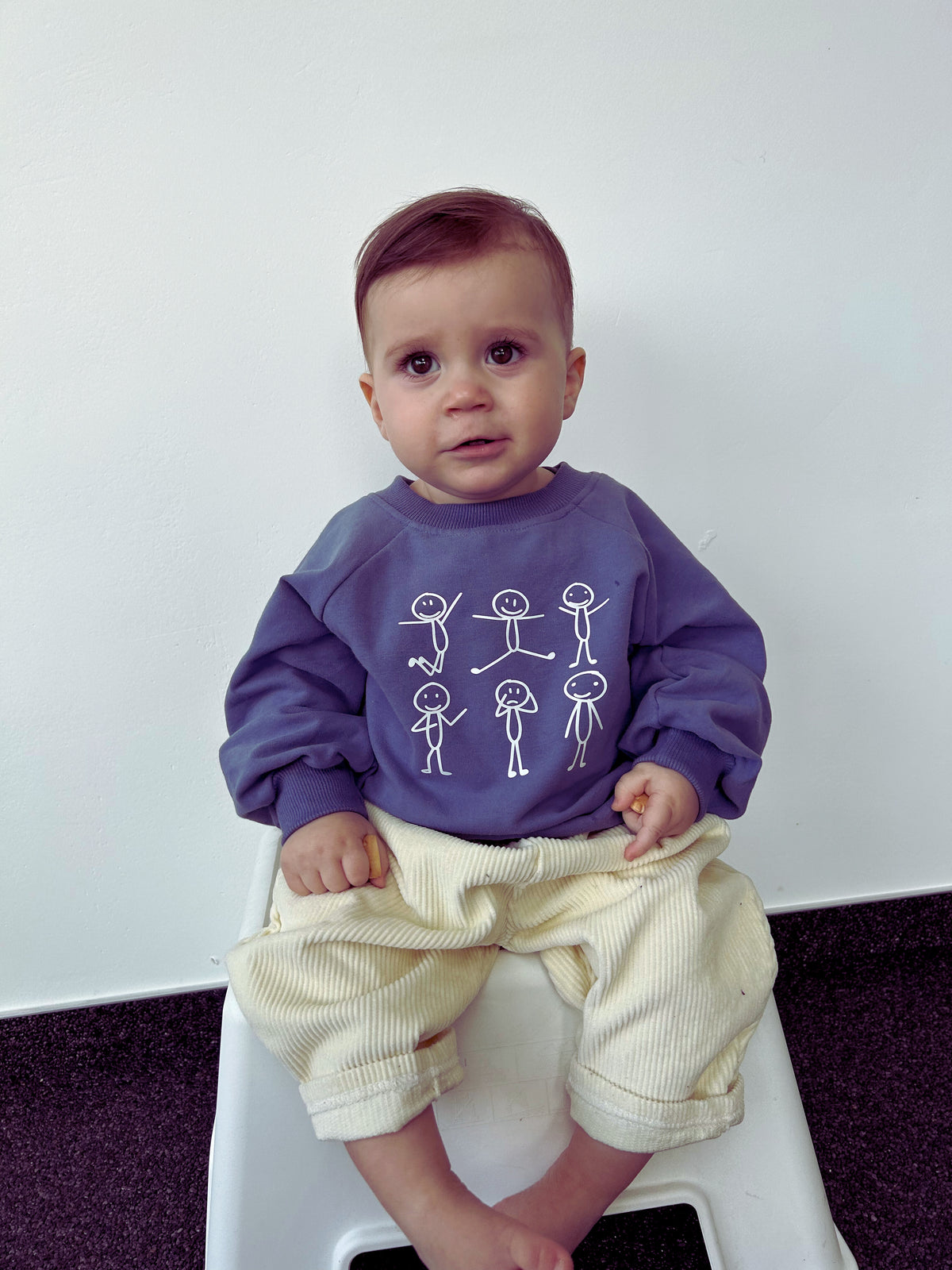 BABY RIB PANTS - IVORY