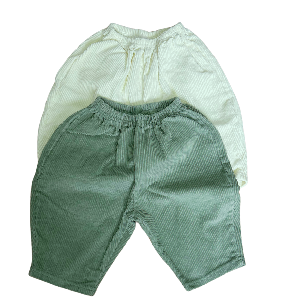 BABY RIB PANTS - MINT
