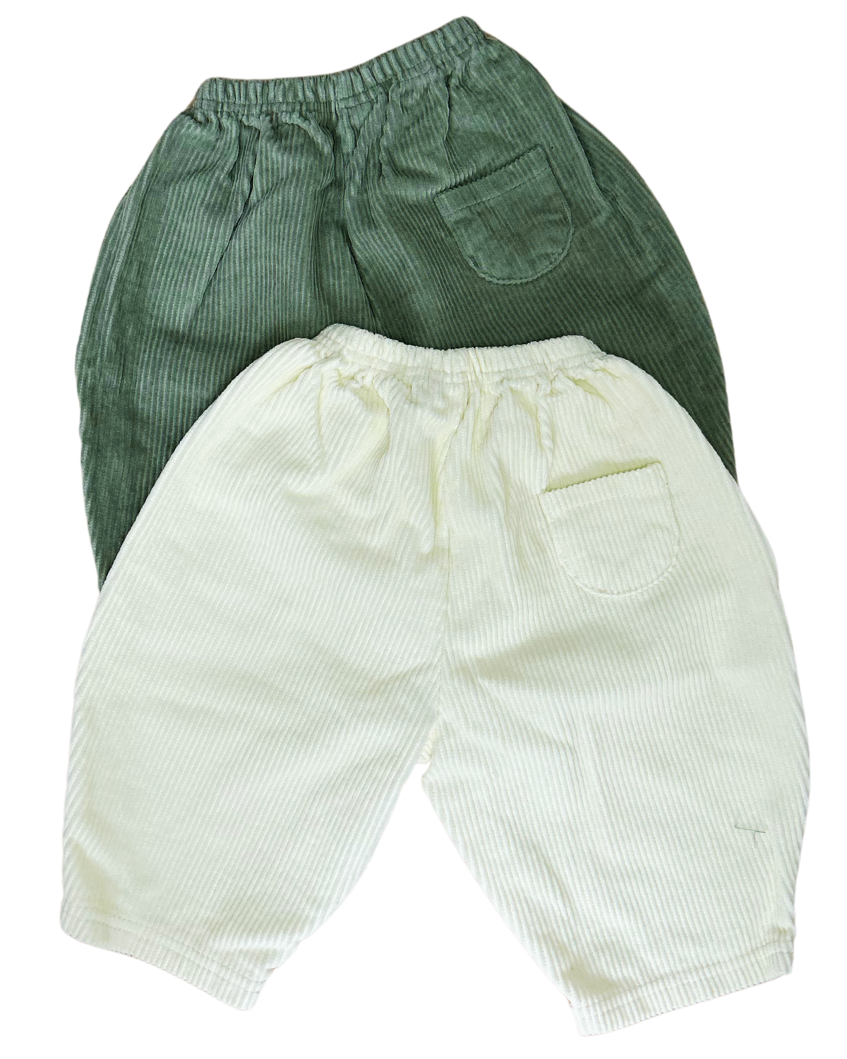 BABY RIB PANTS - IVORY