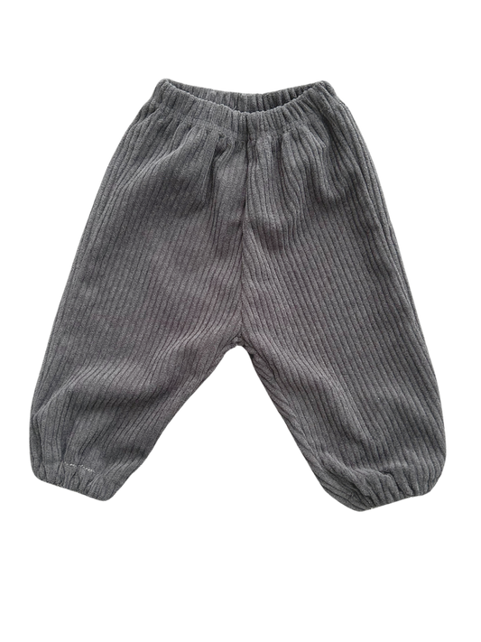 BIG RIB PANTS - CHARCOAL