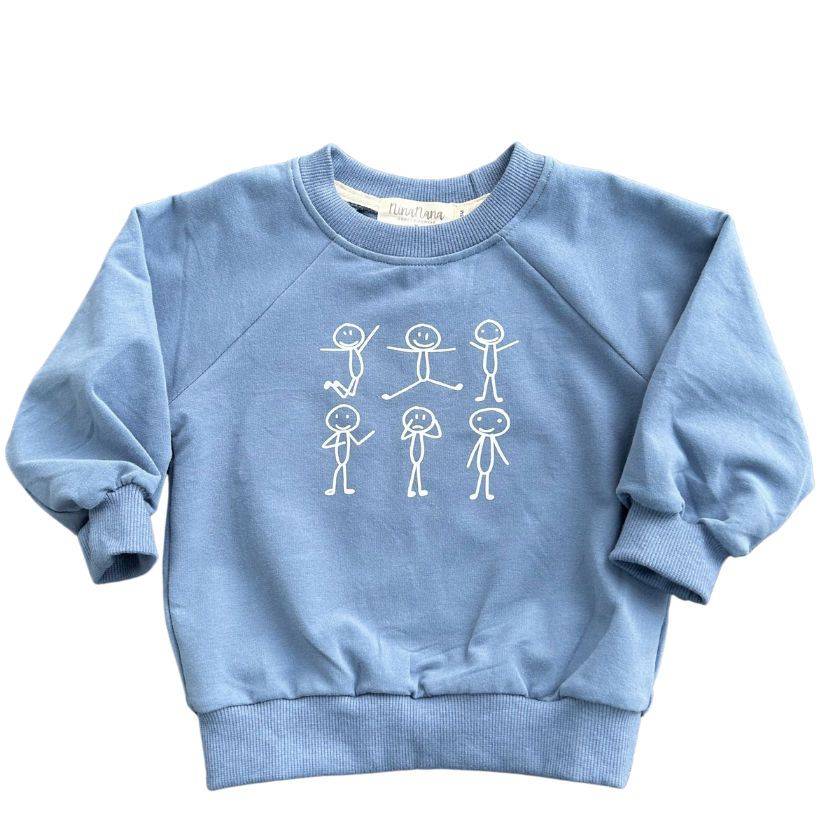 STICK FIGURES SWEATSHIRT - BLUE
