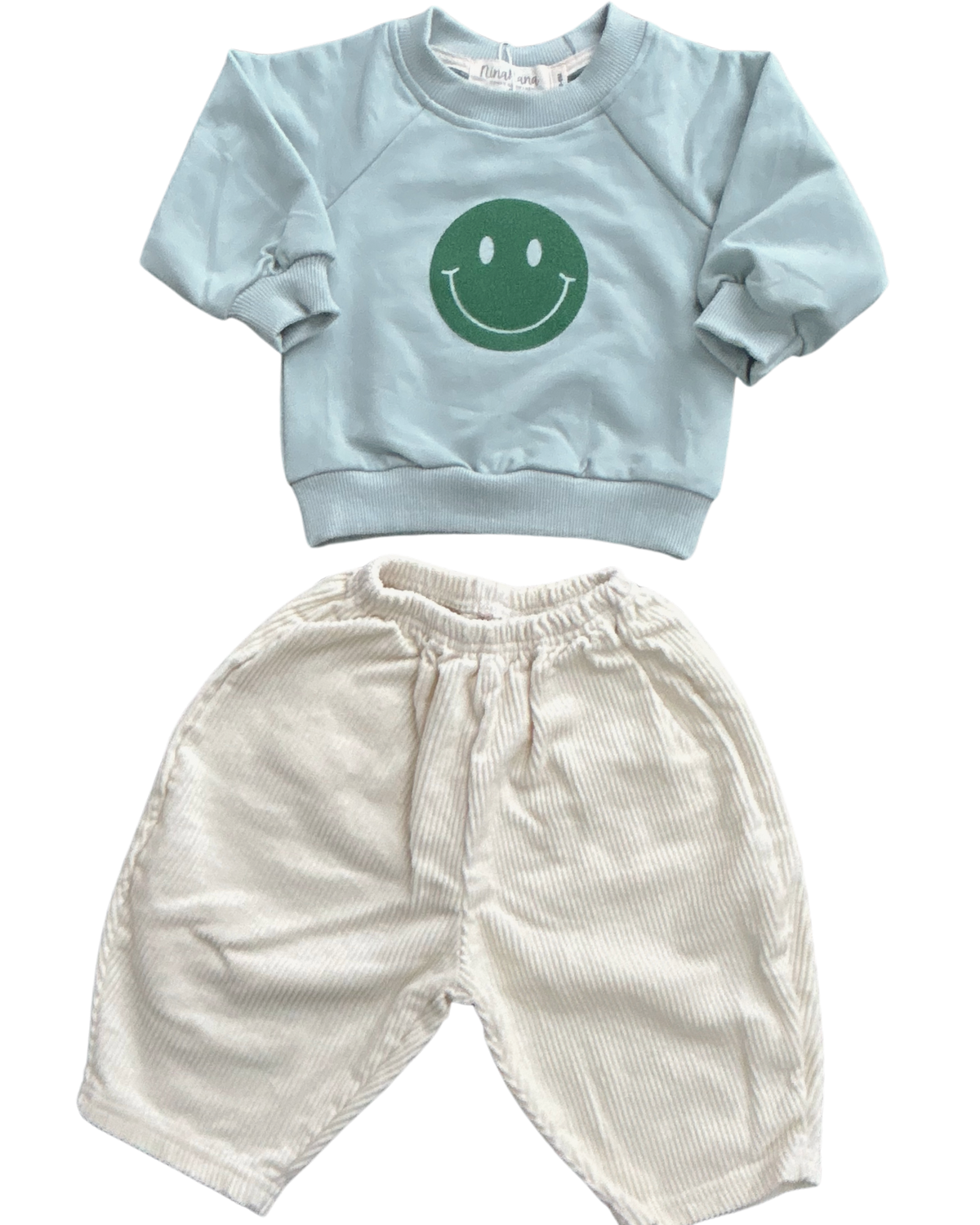 SMILEY SWEATSHIRT - GREEN