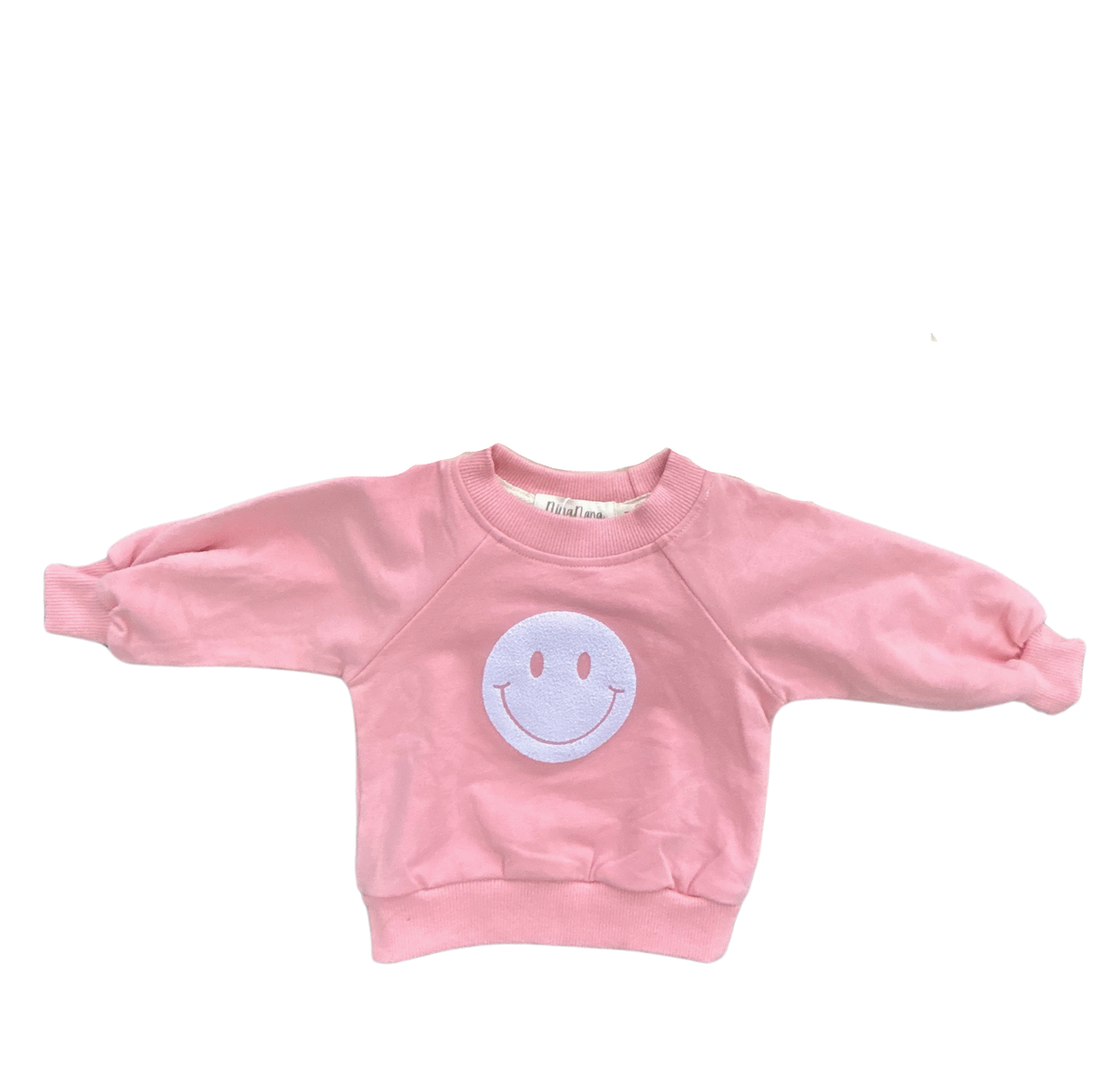 SMILEY SWEATSHIRT - PINK